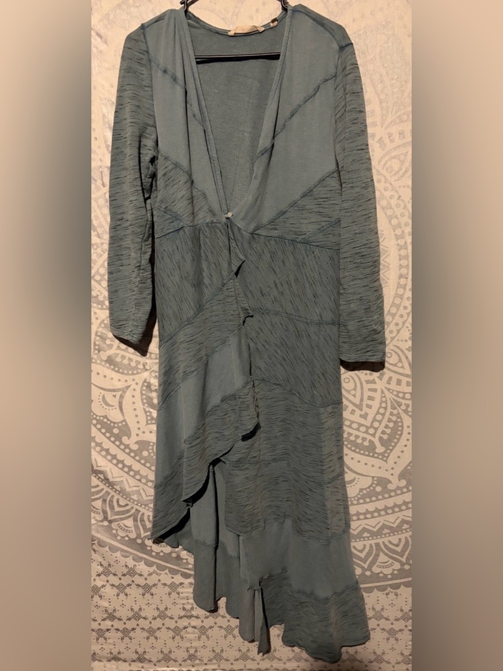 🌿 Soft Surroundings Cascade Ruffle Duster Cardigan | Size XL 🌿 - Picture 2 of 10